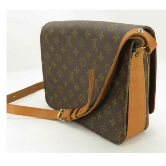 AUTH LOUIS VUITTON CARTOUSHIERE GM CROSSBODY - Picture 7 of 15